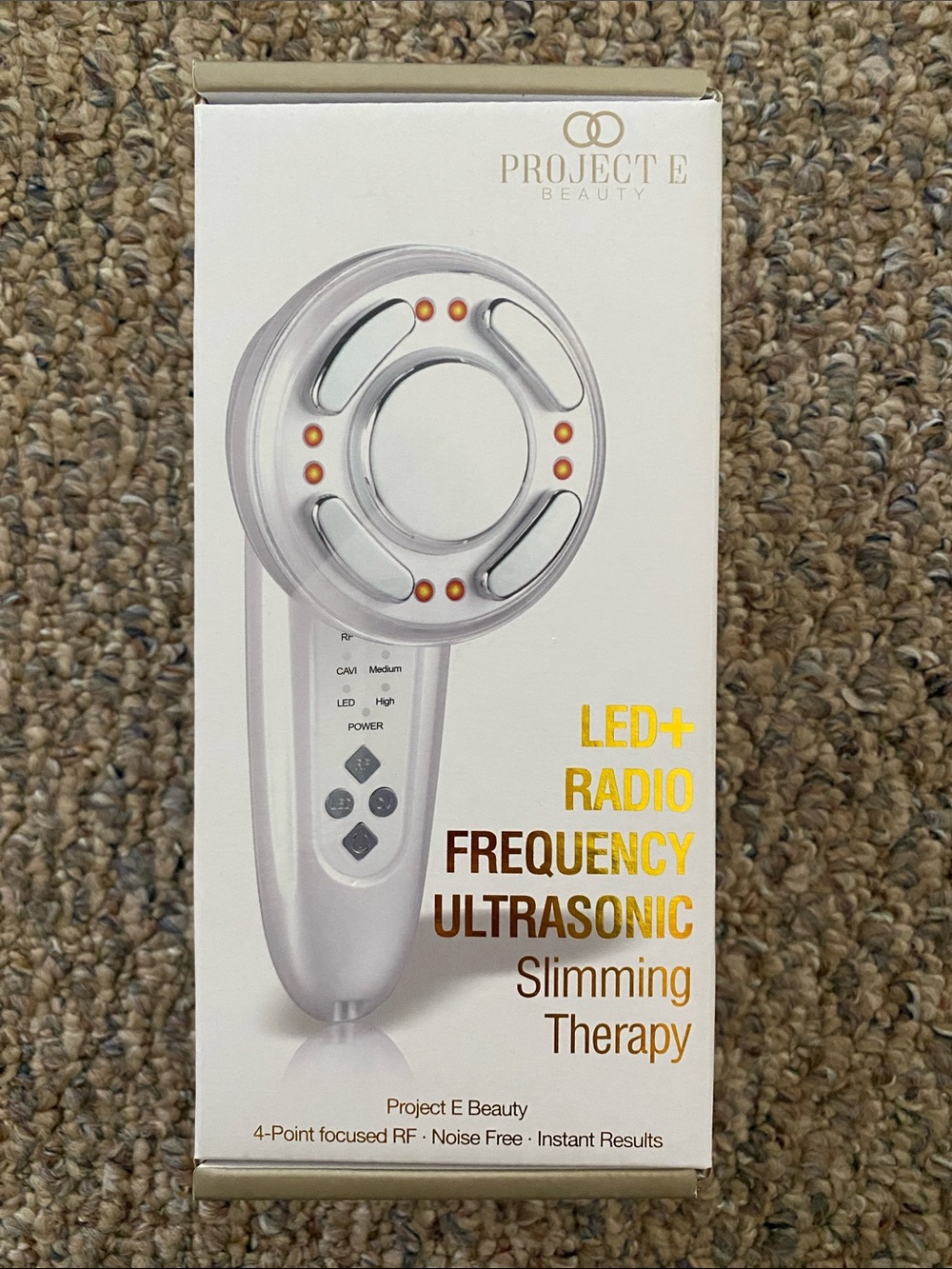 Project E White Slimming Therapy LED+ Radio Frequency Ultrasonic Device